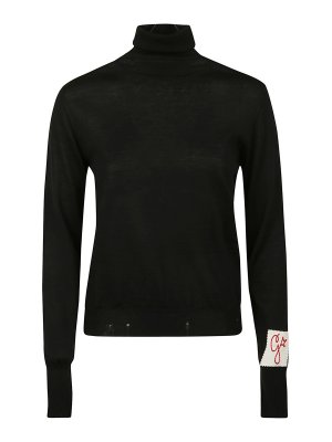 GOLDEN GOOSE: Rollkragenpullover  und Polo-Ausschnitt - Rollkragenpullover - Schwarz