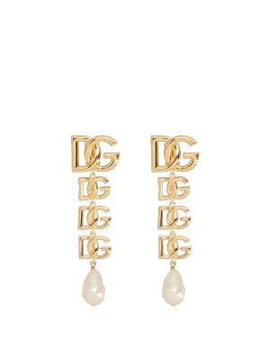 DOLCE & GABBANA: Earrings - Logo earrings