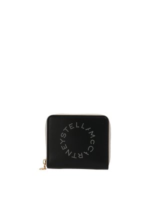 STELLA McCARTNEY: wallets & purses - Rhinestone logo wallet