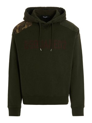 DSQUARED2: Sweatshirts & Sweaters - Used logo hoodie