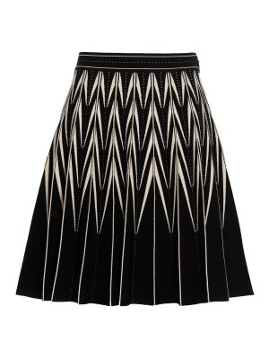 ワンピース KARL LAGERFELD Women Short Skirts 86KW1205999 Black Karl Lagerfeld Black wrap skirt - Black - Women | 86KW1205999