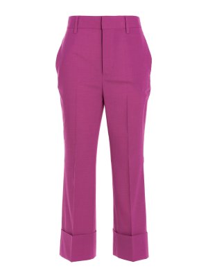 DSQUARED2: Pantalones casual - Pantalón Casual - Fucsia