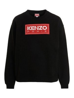 KENZO: Sweatshirts & Sweaters - Logo embroidery sweatshirt