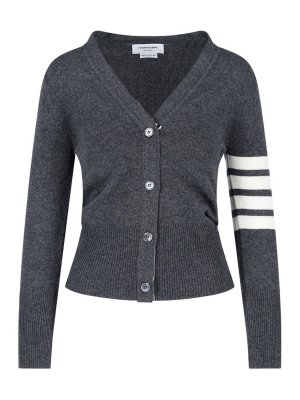 THOM BROWNE: Cardigans - Cardigan - 4-Bar