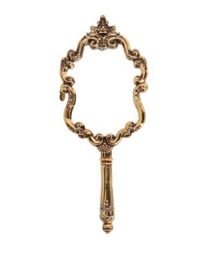 MOSCHINO: Clutch - Pochette - Or