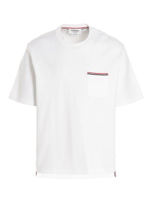 THOM BROWNE: t-shirts - Pocket t-shirt
