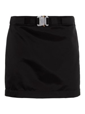 1017 ALYX 9SM: mini skirts - Buckle satin mini skirt