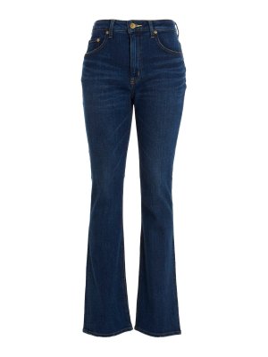 Palm Angels Star Flared jeans - Blue - Women