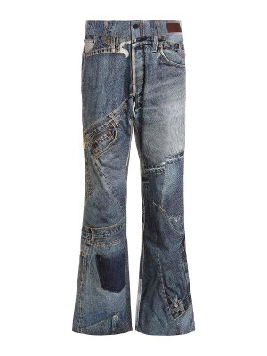 ANDERSSON BELL: flared jeans - Vintage Rework jeans