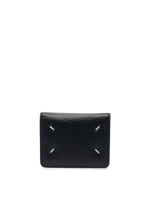 Maison Margiela Four-stitch leather card holder
