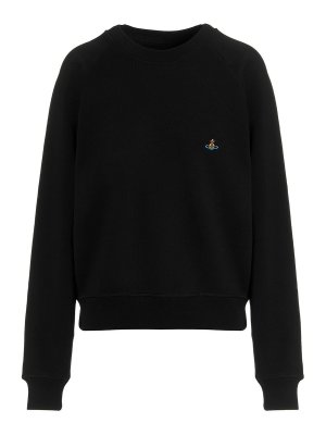 VIVIENNE WESTWOOD: Sweatshirts & Sweaters - Logo embroidery sweatshirt