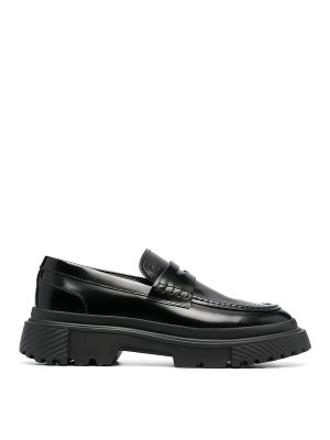 HOGAN: Loafers & Slippers - H629 leather loafers