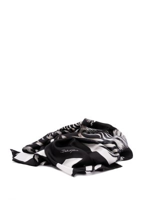 DOLCE & GABBANA: scarves - Silk zebra scarf