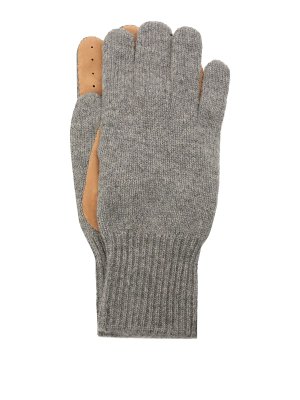 BRUNELLO CUCINELLI: 手袋 - 手袋 - ライトグレー