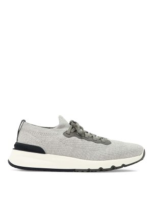 BRUNELLO CUCINELLI: スニーカー - スニーカー - 銀