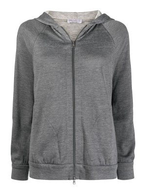 BRUNELLO CUCINELLI: Sweatshirts & Pulls - Sweat-Shirts - Gris Foncé