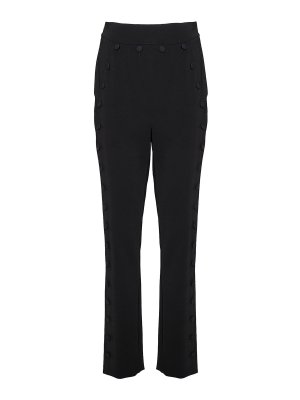 MOSCHINO: casual trousers - Crêpe pants