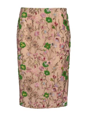 Vivetta: Knee length skirts & Midi - Embroidered skirt