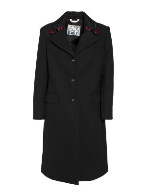 Moschino Colorblock wool coat - Multicolour - Women