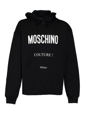 Moschino Holographic moschino hoodie - Black - Men