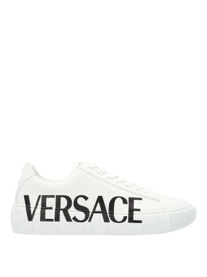 VERSACE: trainers - Logo print sneakers