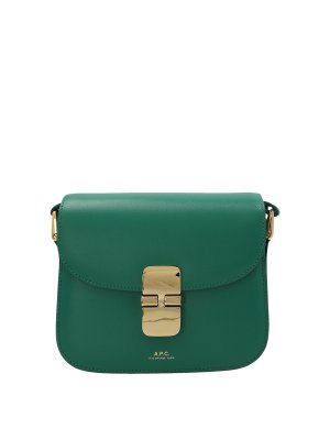 Snapshot leather crossbody bag Marc Jacobs Green in Leather - 37767816