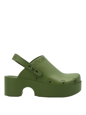 XOCOI: Zapatos chinelas - Chinelas - Verde