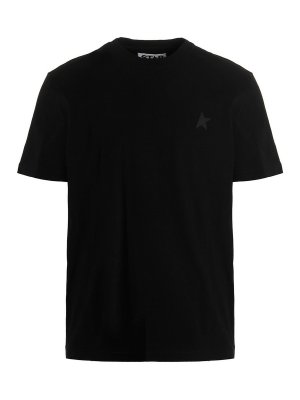 Tシャツ・カットソー GOLDEN GOOSE Men T Shirts GMP01220P000593OB BLACK Black Star t-shirt | Golden Goose | OTTODISANPIETRO