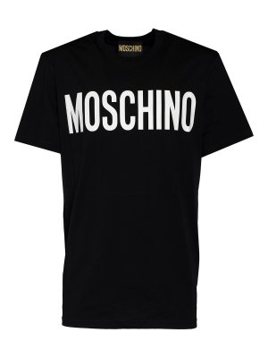 Moschino Logo printed T-shirt - Black - Men | 070370410555