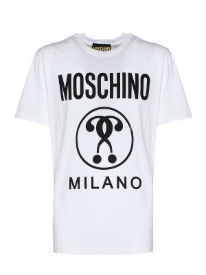 Moschino Logo printed T-shirt - Black - Men | 070370410555