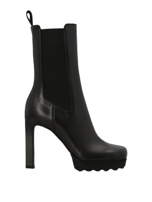 Alexander Mcqueen Metallic toe ankle boots | 718854WHSWE1081
