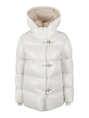 FAY: padded jackets - Shiny satin puffer jacket