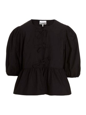 GANNI: bluse - Blusa Pussy bow