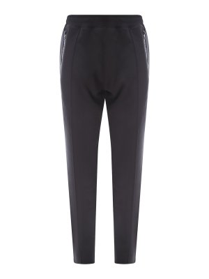 MOSCHINO: Pantalons casual - Pantalons Décontractés - Noir