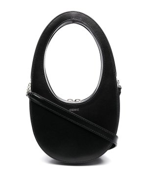 COPERNI: shoulder bags - Black calf leather swipe mini bag