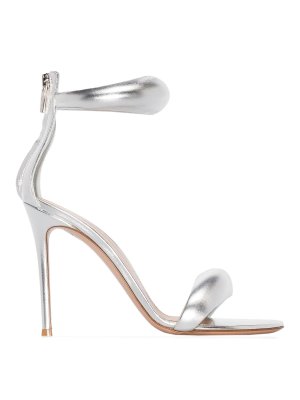 Gianvito Rossi: Sandalen - Sandalen - Silber