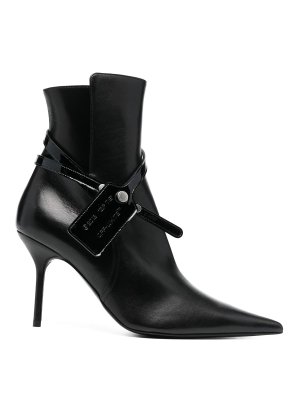 OFF-WHITE: ankle boots - Leather ankle boots