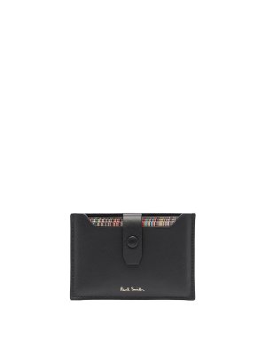 PAUL SMITH: wallets & purses - Leather pull out card holder