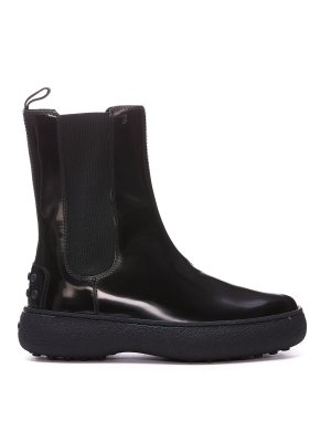 TOD'S: ankle boots - Elasticated booties