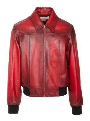 ALEXANDER MCQUEEN: leather jacket - Leather jacket