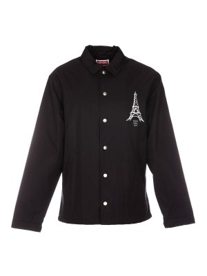 KENZO: casual jackets - Front logo printed jacket