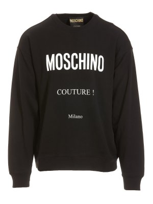 MOSCHINO: Sweatshirts und Pullover - Sweatshirt - Schwarz