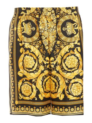 VERSACE: トラウザーショーツ - ショートパンツ - 金