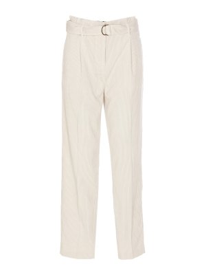 Andreādamo Cut-out laces pants - Beige | ADFW22PA08770476002