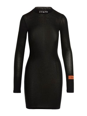 Heron Preston: short dresses - Zip dress