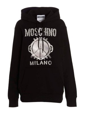MOSCHINO: スウェット＆セーター - スウェットシャツ/セーター - 黒