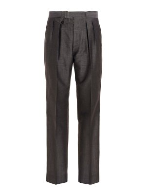 Maison Margiela: Tailored & Formal trousers - Double front pleat pants