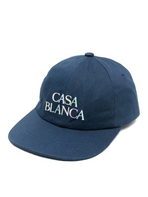 CASABLANCA: hats & caps - Logo-embroidered baseball cap