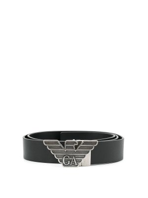 EMPORIO ARMANI: Cinturones - Cinturón - Negro