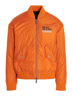 DSQUARED2: padded jackets - One Life One Planet jacket